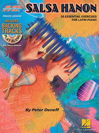 PETER DENEFF : SALSA HANON PLAY-ALONG - 50 ESSENTIALS EXCERCICES - RECUEIL + CD - PIANO