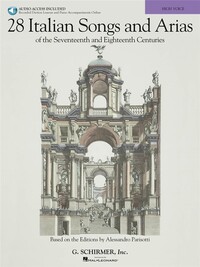 28 ITALIAN SONGS AND ARIAS OF THE 17TH AND 18TH CENTURIES - HIGH VOICE (BOOK/ONLINE AUDIO) +TELECHAR