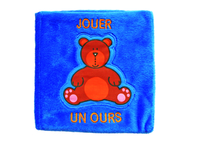 Bleu - jouer / un ours