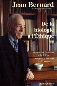 De la biologie a l'éthique