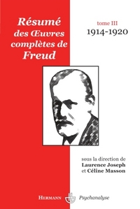 Résumé des oeuvres complètes de Freud