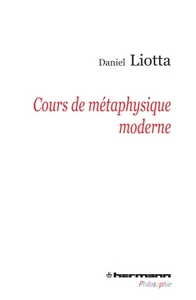 COURS DE METAPHYSIQUE MODERNE