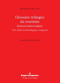 Glossaire trilingue du tourisme (français/italien/anglais)