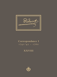 CORRESPONDANCE 1, 1741/1742 - 1760 - UVRES COMPLETES. TOME XXVIII