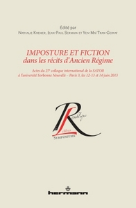 Imposture et fiction dans les récits d'Ancien Régime