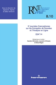 Revue des nouvelles technologies de l'information, n° B.10