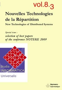 STUDIA INFORMATICA UNIVERSALIS N 8-3. NEW TECHNOLOGIES OF DISTRIBUTED SYSTEMS - NOUVELLES TECHNOLOGI