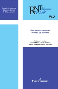 Revue des nouvelles technologies de l'information, n° W.2