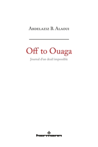 Off to Ouaga