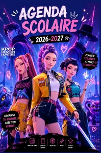 Agenda Scolaire 2026-2027 HUNTR/X - KPop Demon Hunters