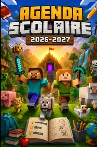 AGENDA SCOLAIRE 2026 2027 - ORGANISATEUR SCOLAIRE QUOTIDIEN POUR GARCONS ET FILLES - PRIMAIRE, COLLE