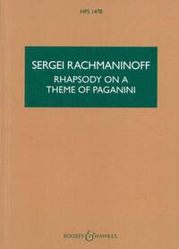 RHAPSODIE UBER EIN THEMA VON PAGANINI OP. 43