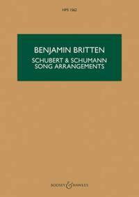 SCHUBERT & SCHUMANN SONG ARRANGEMENTS MUSIQUE D'ENSEMBLE