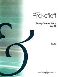 STRING QUARTET 1 IN B FLAT MINOR OP. 50 MUSIQUE D'ENSEMBLE-ENSEMBLE DE PARTITIONS