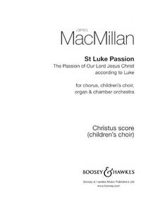 ST LUKE PASSION MUSIQUE D'ENSEMBLE