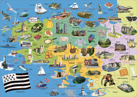 Puzzle 48 pièces - La Bretagne