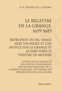 Le Registre de La Grange, 1659-1685.