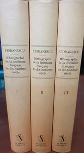 Bibliographie de la littérature française du dix-huitième siècle. Pack en 3 volumes