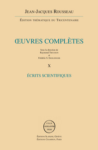 Écrits scientifiques