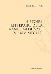 Histoire littéraire de la France médiévale (1954)