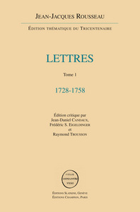 Lettres de Rousseau. 7 volumes brochés