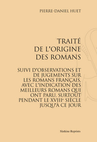 Traité de l'origine des romans (1799)