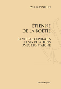 Étienne de La Boétie (1888)