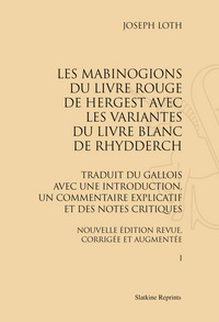 Les Mabinogion du Livre Rouge de Hergest (1913). Pack de 2 volumes