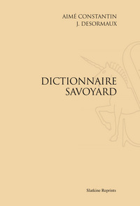 Dictionnaire savoyard (1902)