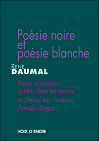 POÉSIE NOIRE ET POÉSIE BLANCHE