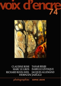 revue VOIX D'ENCRE 74
