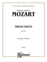 MOZART TWELVE DUETS K847 - VLN & VLA LIVRE SUR LA MUSIQUE