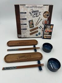 COFFRET SUSHIS & CO EN DUO - POUR LES AMOUREUX DE SOIREES SUSHIS, MAKIS...