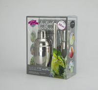 Coffret festival de cocktails inox