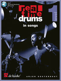 REAL TIME DRUMS IN SONGS (D) - RECUEIL + ENREGISTREMENT(S) EN LIGNE - VERSION ALLEMANDE