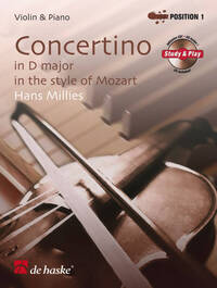 CONCERTINO IN D MAJOR IN THE STYLE OF MOZART VIOLON +CD
