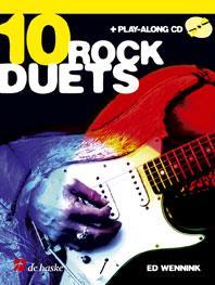 ED WENNINK  : 10 ROCK DUETS - GUITARE - RECUEIL + CD