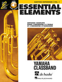 ESSENTIAL ELEMENTS 1 - POUR BARITON/EUPHONIUM SIB - RECUEIL AVEC AUDIO ONLINE