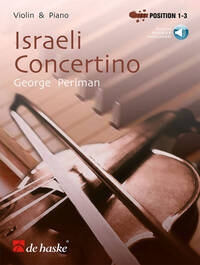 GEORGE PERLMAN : ISRAELI CONCERTINO - RECUEIL AVEC SUPPORT(S) EN LIGNE - VIOLON