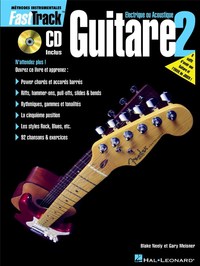 FASTTRACK - GUITARE 2 (F) VERSION FRANCAISE -  RECUEIL + CD