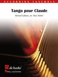 TANGO POUR CLAUDE ACCORDEON -PARTITION+PARTIES SEPAREES