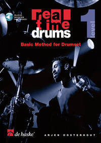 REAL TIME DRUMS 1 (ENG) - BASIC METHOD FOR DRUMSET - BATTERIE + MEDIA ONLINE (VERSION ANGLAISE)