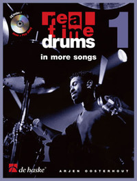 ARJEN OOSTERHOUT : REAL TIME DRUMS IN MORE SONGS (F) - RECUEIL + CD - VERSION FRANCAISE