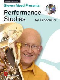 STEVEN MEAD PRESENTS : PERFORMANCE STUDIES FOR EUPHONIUM TC (CLE DE SOL) - AVEC CD