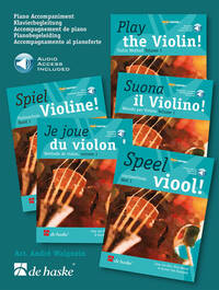 WIM MEURIS : ACCOMPAGNEMENTS PIANO DE 'JE JOUE DU VIOLON 1' TOUTES LANGUES