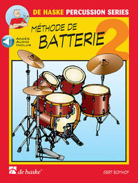 GERT BOMHOF : METHODE DE BATTERIE 2 - RECUEIL + ENREGISTREMENTS EN LIGNE