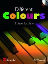DIFFERENT COLOURS PIANO +CD