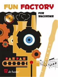 PAUL VAN DER VOORT : FUN FACTORY FOR RECORDER 30 EASY PIECES - RECORDER -  RECUEIL + CD