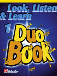 PHILIP SPARKE : LOOK, LISTEN AND LEARN - DUO BOOK 1 - SAXOPHONE ALTO / BARYTON