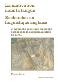 La Motivation dans la langue. Recherches en linguistique anglaise